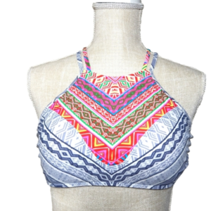 Xhilaration Tribal Print Bikini Top Size Medium